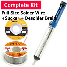 Solder Wire Sucker Desoldering Pump Soldering Iron Suction Removal Tool Aluminum