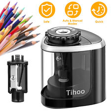 Electric Pencil Sharpener Automatic Battery Operated For Kids Home School Office