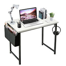31 Computer Desk Rusitc Table Home Office Writing Workstation Pc Laptop White