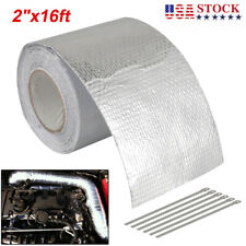16ft Silver Self-adhesive Reflective Heat Wrap Shield Barrier Protection Tape