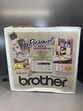 Brother Fax-275 Personal Fax Machine Telephone Discontinued Box Damage