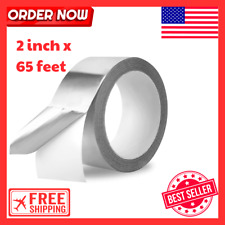 2 Inch X 65 Feet Foil Aluminum Tape 3.9 Mil Insulation Adhesive Metal Hvac