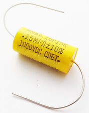 .15uf 1000v 10 Axial Polyester Film Capacitors Cde Mmwa10p15k 5 Pieces