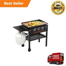Blackstone Flat Top Gas Grill Griddle 2 Burner Propane Fuelled Rear Grease