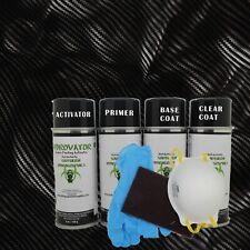 Hydrographic Film Hydro Dip Water Transfer Activator Paint Kit Wavy Carbon Fiber