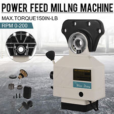 As - 250 150lbs Torque Power Feed Milling Machine X-axis Usstock Bridgeport Mill