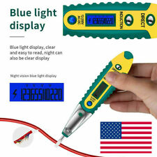 Ac Non-contact Lcd Electric Test Pen Voltage Digital Detector Tester 12250v Us