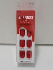 Kiss Impress Color Press-on Manicure 013 Reddy Or Not Buy 2 Get 1free Add3tocart