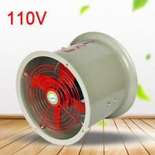 Explosion-proof Axial Fan Cylinder Pipe Spray Booth Paint Fumes Exhaust Fan 110v