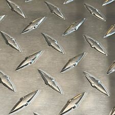 18 Aluminum Diamond Plate Tread Brite 12 X 48  .125 5052
