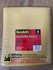 New Scotch Poly Bubble Mailers 4 Pack - Size 2 8.5 In X 11.25 In Lot Of 31