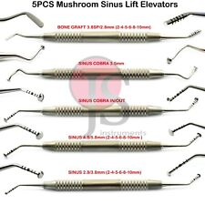 Implant Surgical Sinus Lift Elevator Dental Surgery Instruments Bone Graft 5pcs