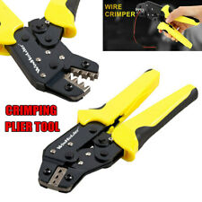 Wire Crimper Crimping Tool Self-adjustable Electrical Ratchet Terminal Pliers
