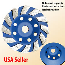 4 Diamond Grinding Cup Wheel Disc Grinder Concrete Granite Stone 58 Turbo
