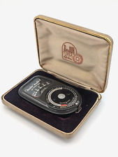 Vintage Westons Master Ii Photography Film Exposure Meter Cin Model 736 Wcase