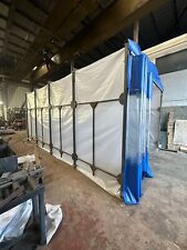 Spray Booth Retractable Spray Booth 2.4m High X 3m Long 3m Wide Custom Made