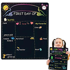 Back To School Chalkboard 10x12 Double-sided First And Last Day School Board