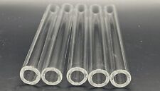 10 Pack 4 Inch Clear Pyrex Glass Blowing Tube 12mm Od 8mm Id 2mm Thick Wall