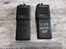 Lot Of 2 Used Motorola Mt2000 Uhf Portable Radio No Battery