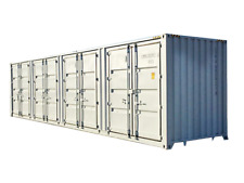 40ft High Cube Container 4 Side Doors Intermodal Freight Transportation