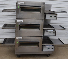 2015 Lincoln Impinger 1132 Electric Triple Stack Conveyor Pizza Oven