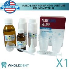 Self Curing Resin For Hard Liner Reline Home Use Kit Diy Denture Renew Acrylic