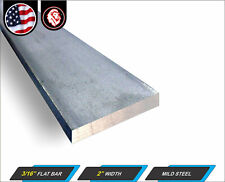316 X 2 Steel Flat Bar - Mild Steel - Metal Stock - 60 Long 5-ft