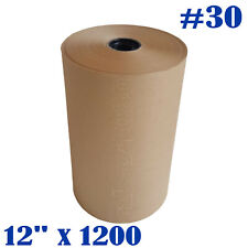 12 30 Lbs 1200 Brown Kraft Paper Roll Shipping Wrapping Cushioning Void Fill