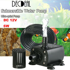 Decdeal Dc 12v 6w 300lh Brushless Water Pump Submersible Fountain Pool L6r9
