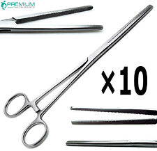 10 Pcs Surgical Hemostat Pean Rochester Straight Forcep 8 Veterinary Tools