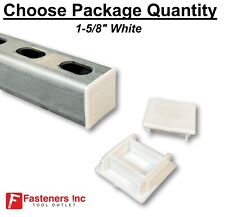 Pvc Style Plastic White End Caps Unistrut Channel 1-58 X 1-58 Ec-2w