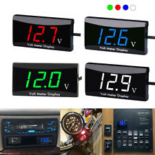 12v Digital Led Display Voltmeter Voltage Gauge Panel Meter For Car Motorcycle
