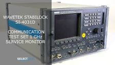 Wavetek Stabilock Si-4031d Communication Test Set 1 Ghz Service Monitor Ref G