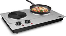 Cusimax 1800w Ceramic Electric Hot Plate For Cooking Dual Control Infrared