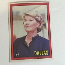 Dallas Tv Show Trading Card 56 Ellie Ewing Barbara Bel Geddes