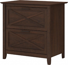 Bush Furniture Key West 2 Drawer Lateral File Cabinet In Bing Cherry