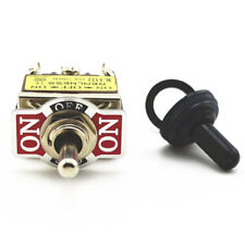 New Toggle Switch 6pin Dpdt 3 Position Momentary On-off-on Waterproof Cap