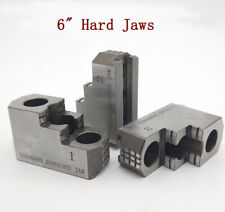 6inch Hard Jaws 3 Steps Lathe Chuck Hard Jaws Set 3pcsset Cnc Lathe Accessories