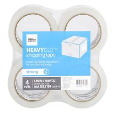 Office Depot Brand Heavy Duty Shipping Packing Tape Pack Of 4 Rolls