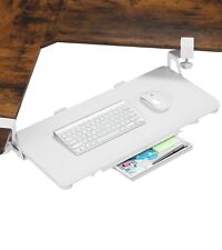 Ethu Keyboard Tray Under Desk Ergonomic Corner Keyboard Tray With C Clamp Fo...