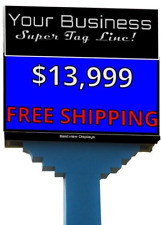 Double Sided 10mm Programmable Full Color Outdoor Digital Led Sign 4x8