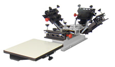 Vastex V-1000 Professional Screen Printing Manual Press 1 Station 4 Color