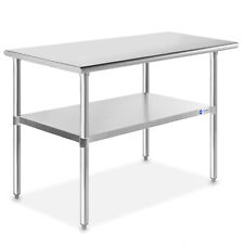 Stainless Steel 48 X 24 Nsf Commercial Kitchen Work Food Prep Table