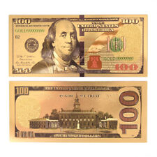 Usa Gold Plated Banknotes Paper Money Non Currency Collection Gifts Hho