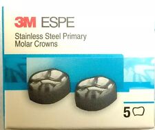 3m Stainless Steel Primary Pedo Molar Crowns All Sizes Quantity