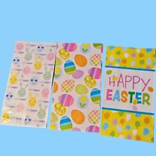 Way To Celebrate Hoppy Happy Easter Egg Treat Bags Paper Bunnies Rabbit Lot 3
