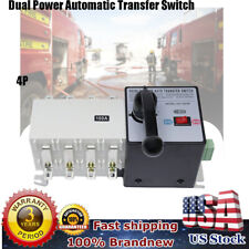 Dual Power Automatic Smart Transfer Switch 100 Amp 4p For Generator Ac 110v60hz
