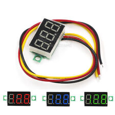 10 Pcs 0.36 Dc 0-100v 3-digital Voltmeter 3-wires Mini Led Voltage Panel Meter
