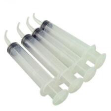 4 Disposable Dental Irrigation Syringe Set Curved Tip - For Oral Surgery