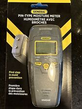 General Tools Pin-type Moisture Meter Mmd4e New Sealed